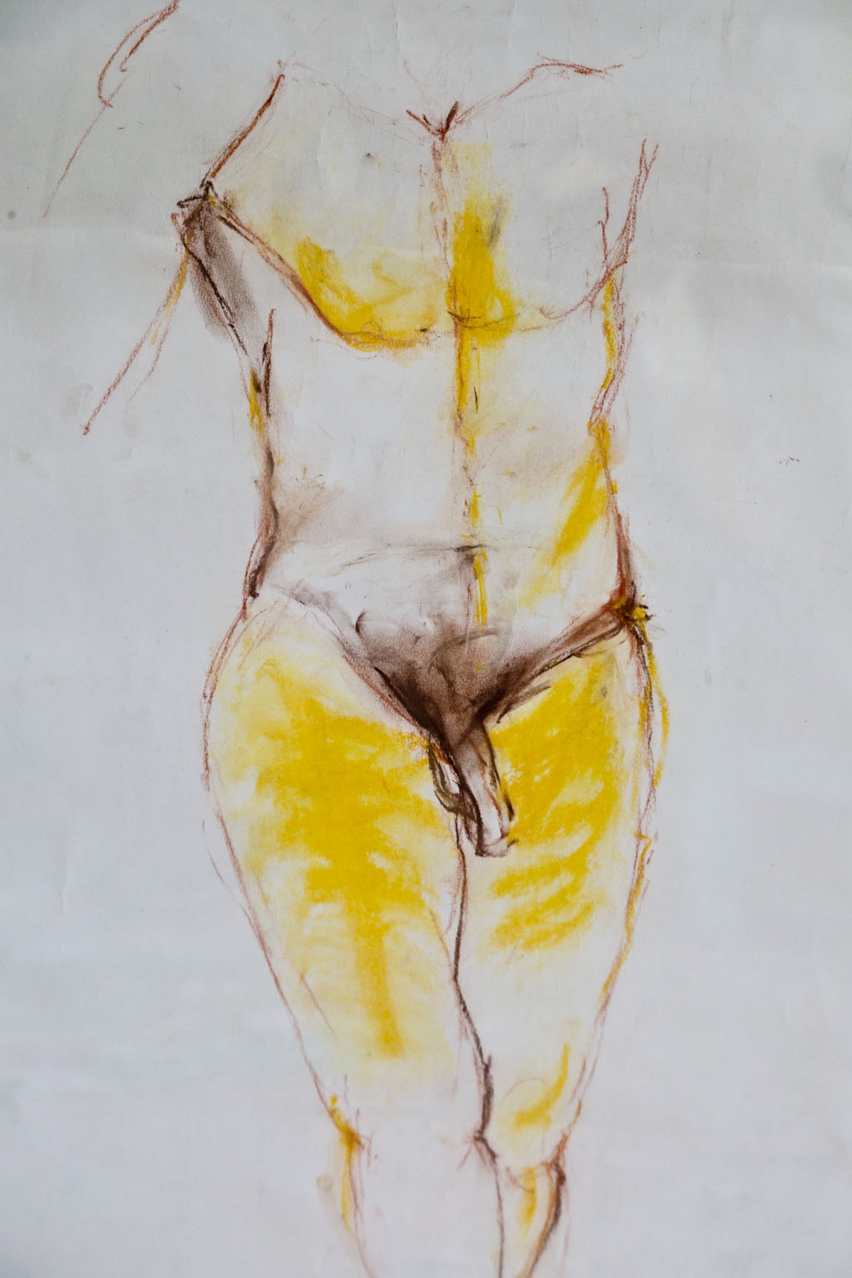 Maennlich, Gelb 95x65cm